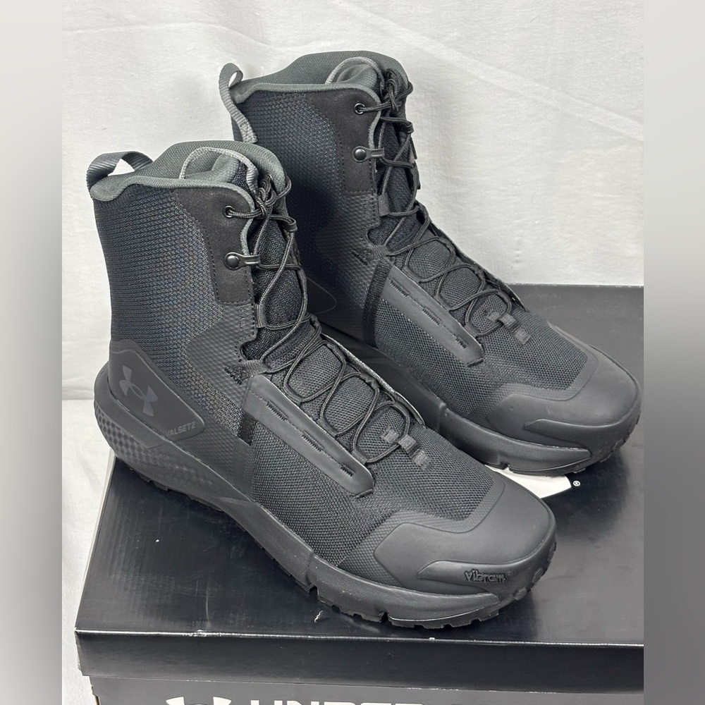 Men's Under Armour UA Valsetz Charged Tactical 8" Boot #3027381 Black, Sz. 13